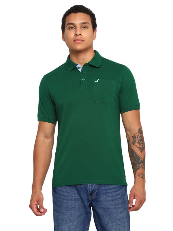Image of AMERICAN CREW Polo Collar T-Shirt for Men with Pocket