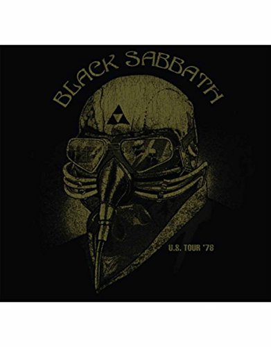 Black Sabbath Coaster US Tour 78 Official 9.5cm x 9.5cm Cork single drink One Size