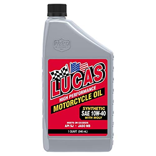 Aceite Sintético para Moto 10W-40 Lucas Oil 1 Quart miniatura 1