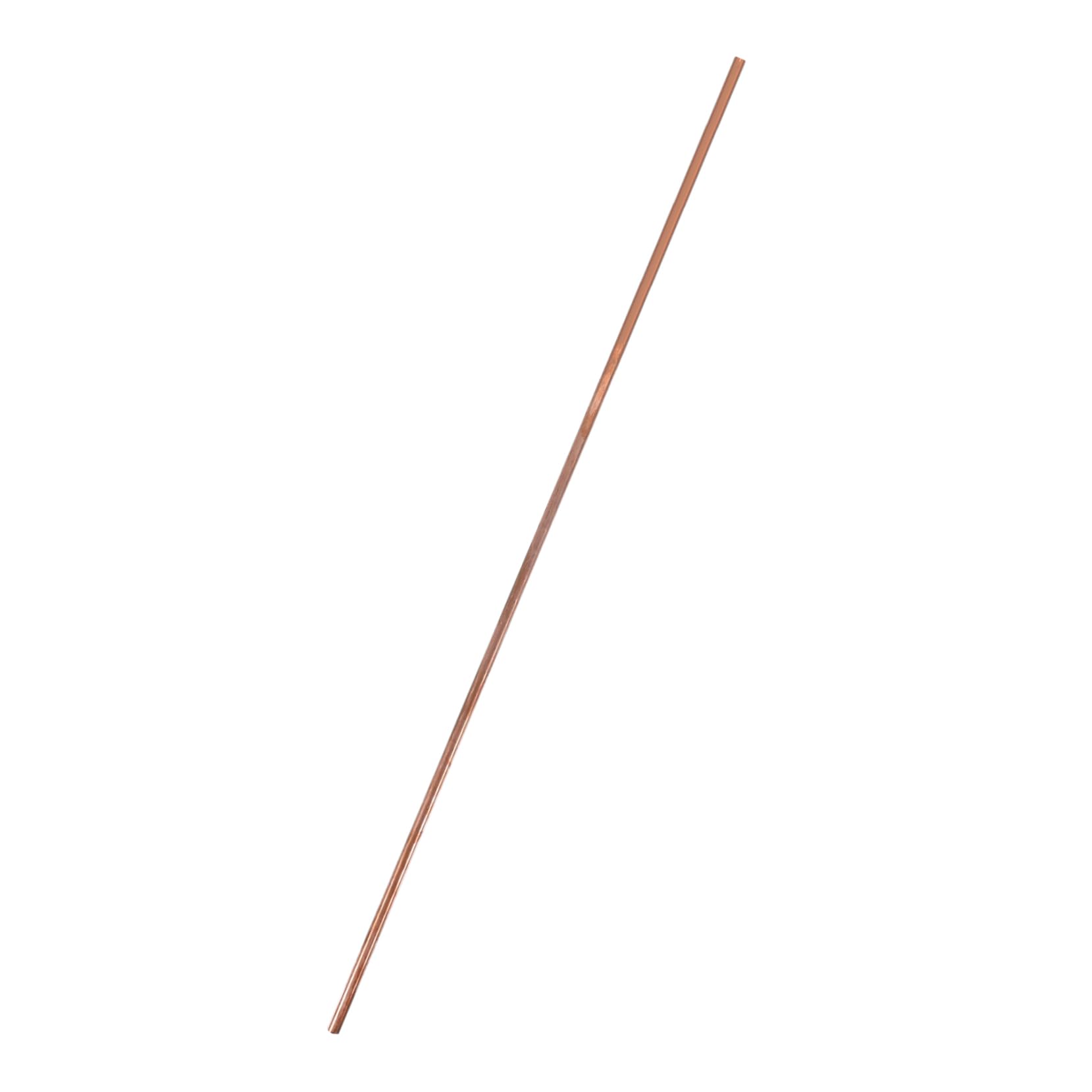 HOMOCONO Copper Round Rod 6mm Od 1mm 500mm Length Multi-purpose for Crafts Projects