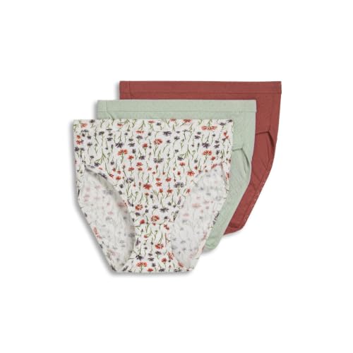 Image of Jockey Women's Underwear 100% Cotton Elance Breathe French Cut - 3 Pack
