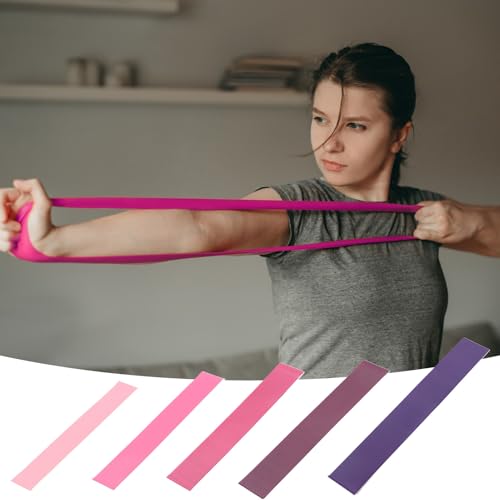 Resistenzband -Übungswerkzeuge Home - Elastizbänder, tragbare Ausrüstung | Übungshilfe für funktionale Fitness, Widerstandsbänder mit Abwechslung für den Pilates -Pass von Rückenknochen