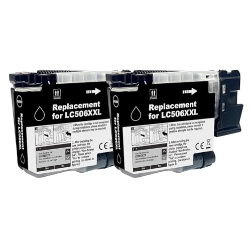 Image of Super High Yield LC 506 506XXL LC506XXL Ink Cartridges 2-Pack Black