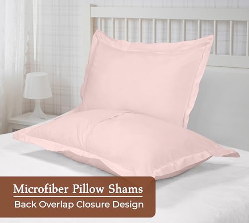 Royale Linens Pillow Shams 2 Pack Standard Size 20X26 Inch - Brushed 1800 Microfiber - Bed Pillow Shams thumb #1