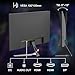 SANSUI Computer Monitor 27 inch IPS FHD (1920 x 1080), Gaming Monitor 165Hz with Built-in Speakers sRGB 100% Adaptive Sync, DPx1 HDMIx2 Ports VESA Compatible Tilt Adjustable,Black