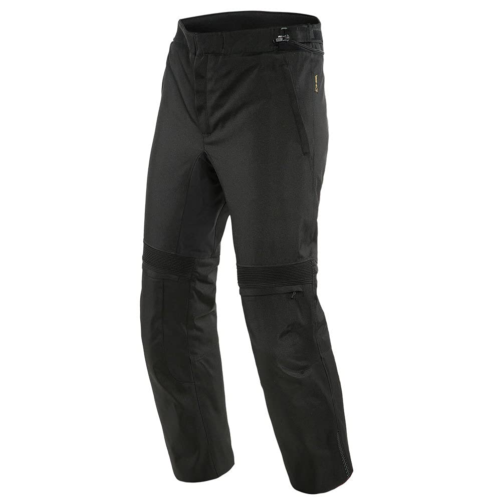Dainese - Connery D-Dry Pants, Waterproof Touring Pants, Knee Protectors, Wide Fit Pants, Motorcycle Pants For Men, Black/Black, 56