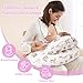 AMASKY Nursing Pillow, Breastfeeding Pillows, with Removable Pillow Cover, Machine Washable, Machine Washable, Pink Bears, Pallet of Product