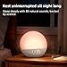 Sunrise Alarm Clock White Noise Machine: Natural Wake Up Light - Dimmable Clock with Bluetooth Speaker for Bedroom - 25 Sleep Sounds for Baby Adults Kids Putty