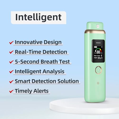 Upgraded Breath Ketone Meter Professional Ketone Breath Analyzer Accuracy Ketosis Breath Tester Breath Ketosis Meter for Keto Lifestyle & Fitness Trace - Image 3