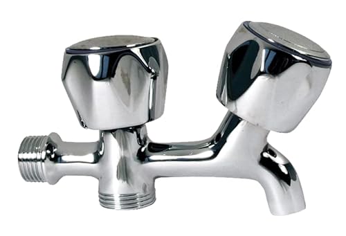 Preisvergleich Produktbild Aqualy BO-65201 Waschtischarmatur mit Doppelgewinde, Chrom