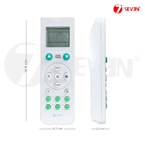 Image of 7SEVEN Compatible with Lloyd AC Remote Control Model 102B Suitable for 1 1.5 2 Ton Split and Window Air Conditioner - Match Each Key by Key Exactly with Existing AC Remote Function