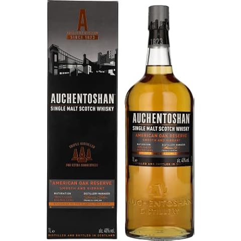 Auchentoshan AMERICAN OAK Single Malt Scotch Whisky 40% Vol. 1l in Geschenkbox Cover