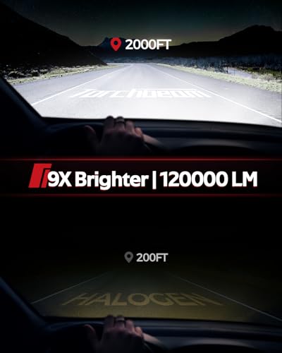 Image of Torchbeam 9005 9006 LED Fog Light Bulbs, Super Bright 9005 /HB3 9006 /HB4 Light, 6500K 130W 120000LM 900% Brighter HB3 Light Bulbs For UTV ATV Offroad Vehicles