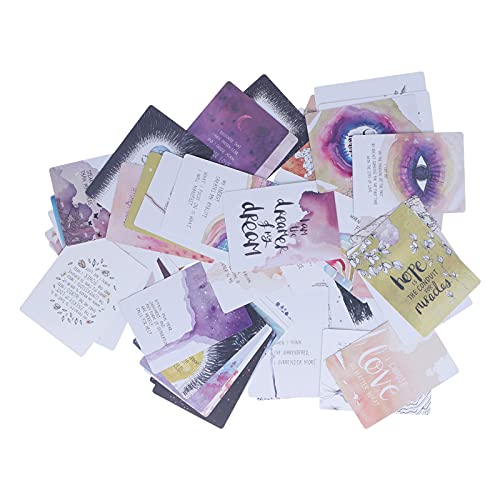 UKFCXQT YIROCK LZKW Oracle Cards, 52 Cards Oracle Tarot Cards for Party Game