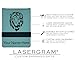 LaserGram Mini Padfolio with Notepad and Pen, Sea Turtle Family, Personalized Engraving Included (Teal)