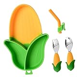 ERINGOGO 1 Set Silikon Geschirrset Für Nahrungsteller Saugnapf Selbstfütterungsutensilien Saugnapf Teller Für Kleinkinder Unterteilte Teller Mit Saugnapf Kieselgel