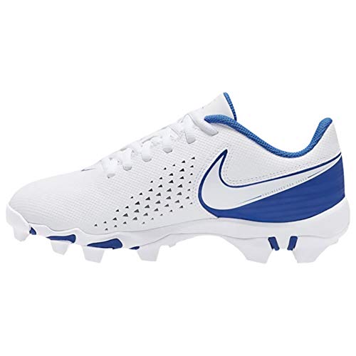 Nike Kids Vapor Shark BG Football (Toddler/Little Kid/Big Kid) White/Game Royal/White 3 Little Kid M2