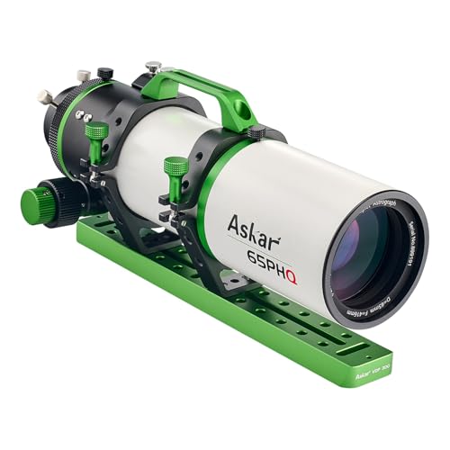 Askar 65PHQ�]�����A���a65mm�A�œ_����416mm�AF6.4�A4�d���APO�f�U�C���A�[�V�V�̎ʐ^�Ǝ��o�V���w�̂��߂̃t���t���[�����T�|�[�g�B