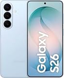 Samsung Galaxy S26 Cielo Blu, 256 GB di spazio di archiviazione, telefono IA, 12 GB di RAM, AP personalizzato, schermo di privacy integrato, assistenza fotografica, fotocamera da 200 MP, batteria da