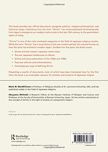 Defining Shinto: A Reader (Critical Categories In The Study Of Religion) #TOP1