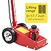 22 Ton Air Hydraulic Floor Jack Quick Lift Air-Operated Axle Bottle Jack HD Truck Lift Jacks Service Repair Lifting Tool for Garages Repair Shops 44000lbs Capacity Red
