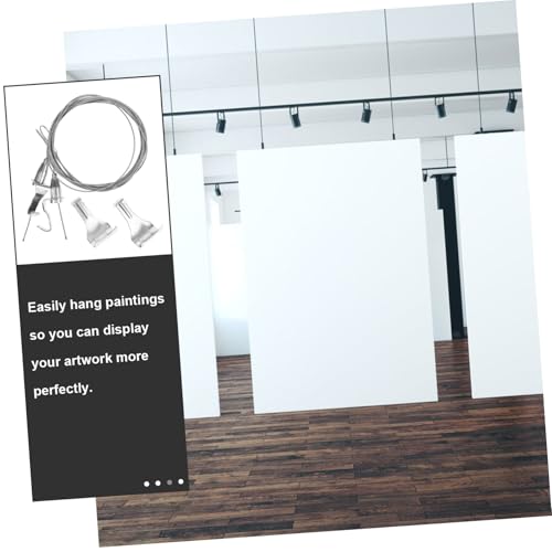 Image of Holibanna Adjustable Hooks for Picture Frames Heavy Duty Mirror Hanging Hardware