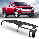 DashSkin USA One Piece Molded Dash Cover Cap for 07-2013 Silverado/Sierra Dual Glovebox Dashboards i