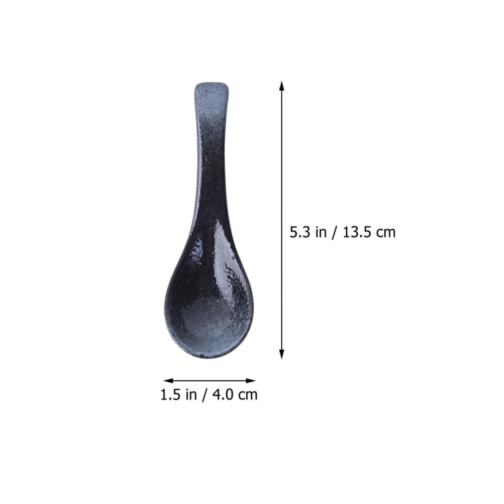 UPKOCH 10piezas Cucharas De Japonesas De Cerámica Para y Arroz Decoración Para Cocina y