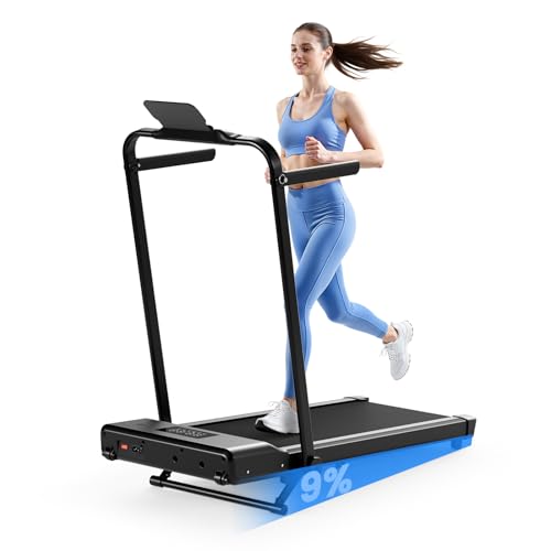 Walking Pad Treadmill Incline and Handle Bar, 3.0 HP