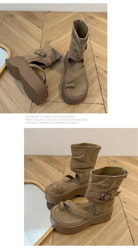 Corporate Goth Shoes Toe Ring Platform Clean Goth Office Business Casual Women Cute Kawaii Y2K Fashion Grunge Alternative Sandals Boots Rave Wedding Festival Birthday Gifts for Girls Summer Beach 5