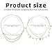 2 Pcs Gold Metal Waist Chain Set, Dainty Sunflower Body Chain Fashion Sun & Moon Waist Jewelry Adjustable Multilayer Body Jewelry Accessories for Women Dresses Jeans Decor Supplies
