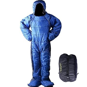 wearable sleeping bag suit