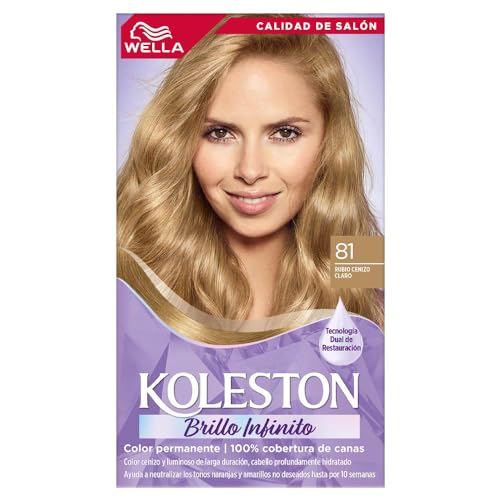 Coloración, Beauty Koleston Tinte Permanente 81 Rubio Cenizo Claro, 70 ml - Paquete de 1
