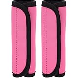 HANABASS ダンベルグリップ バーベルグリップ ハンドルグリップアームビルダー 取り外し可能 バーベル ウェイトリフティング フィットネス トレーニング用 2個セット （ローズ）