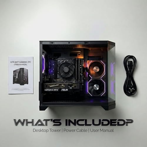 GFX-007 Gaming PC High-Performance Desktop PC - AMD R5 5500 • 16GB RAM DDR4 • RTX 3050 6GB • 256 SSD • 1TB HDD • Advanced Cooling • Windows 11 (RTX 3050 6GB, AMD R5 5500) - Image 8