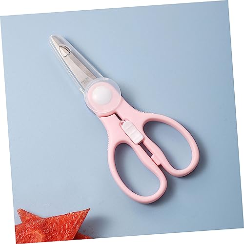 VICASKY 3 Pecas tesoura suplemento alimentar infantil ferramenta de comida tesoura de segurança cria