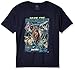 Jurassic World Big Boys' 2 Save The Dinosaurs Short Sleeve T-Shirt, Navy, S