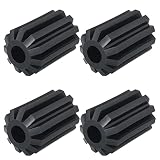 ITROLLE 4PCS Roof Snow Rake Replacement Wheels for Shingle Saver Roof Rakes Snow Rake Wheel Replacem