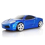 Jinfili 2.4Ghz Wireless Car Shape Mouse 3D Optical Gaming Mice USB Mini Receiver for PC Laptop Computer