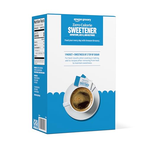 Amazon Grocery, Zero Calorie Aspartame Sweetener Packets, 230 Ct - image 3