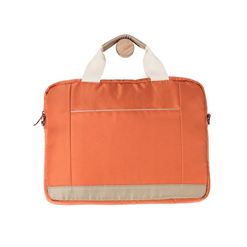 Macbook Pro / Air 13インチ ? miim BennyスリムポリエステルLaptop Case with Shoulderストラップ 13 Inch オレンジ