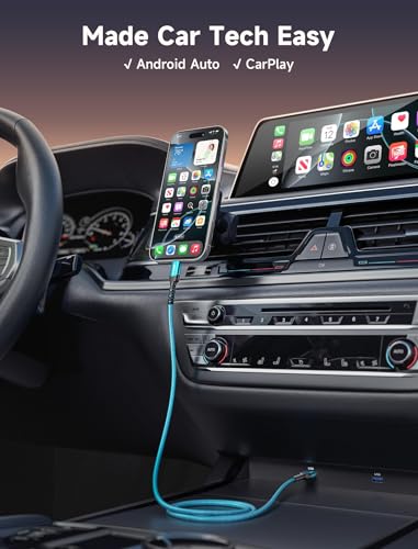 image for JSAUX USB C Cable [2-Pack 6.6ft], USB A to USB Cord 3.1A Fast Charging