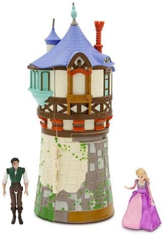 Disney Store Rapunzel Tower Art Playset 2 Dolls, 6 Colored Pencils, Notepad
