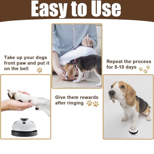 Trainingsglocken für Haustiere,2 PCS Hund Trainingsglocken Haustier-Trainingsglocken für Hundekatzen Türglocken für Hunde Pet klingel für Katzen und Hund Potty Training