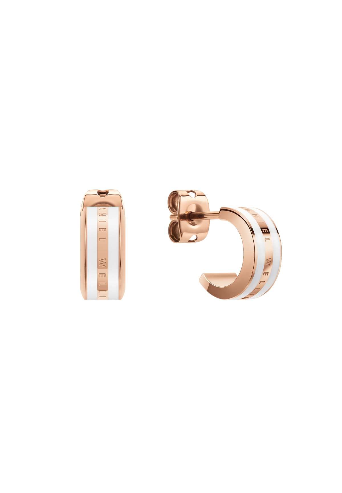 Daniel Wellington Emalie Earrings Enamel And Stainless Steel (316L) With Rose Gold Plating