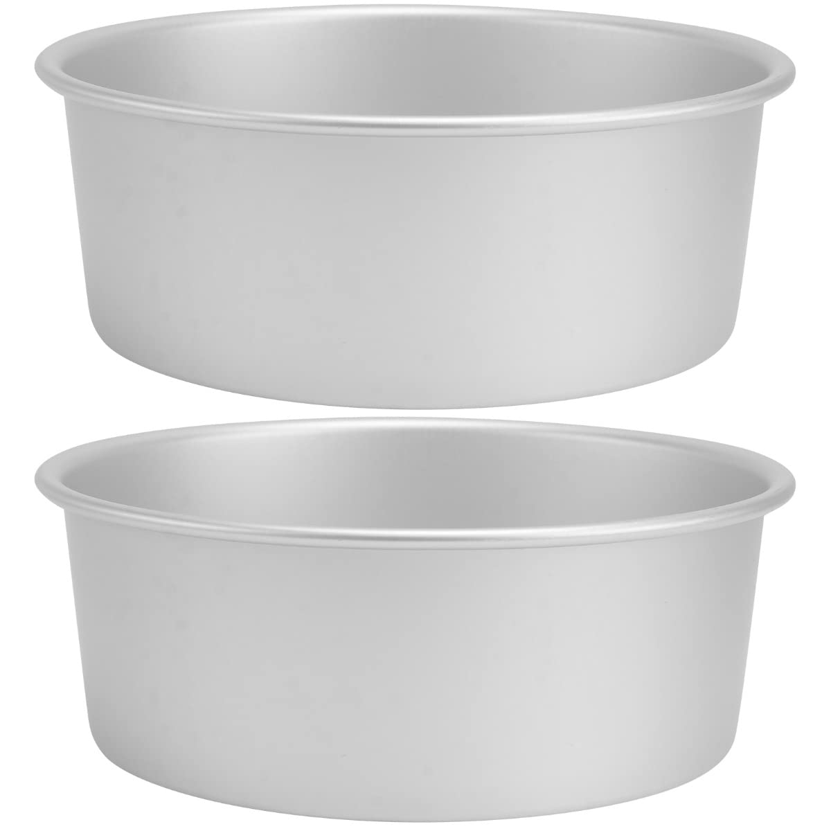 Hemoton Round Cake Pan 2pcs Cheesecake Pan with Removable Bottom Non- Stick Chiffon Cake Mold Baking Pan 8 Inch