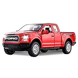 SASBSC F150 Pickup Truck Toys for Boys Age 3-8 Toy Trucks for Boy Ages 4-7 Diecast Metal Model Truck with Light and Sound Pull Back Toy Cars Gifts for 3+ Year Old Kids(Red)