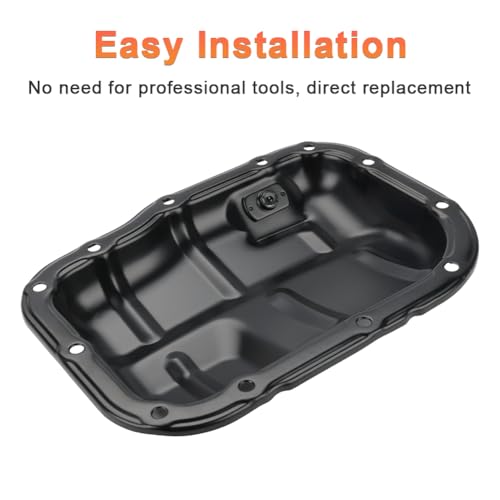 Image of Engine Oil Pan Sump with Drain Plug Replacement for 264-324 12101-37010
