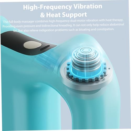 Image of Belly Fat Massager Belt | belly fat burner | bitrontix belly fat burner & body shaper Handheld Wearable Vibration Massage Ring with Adjustable Belt, Digital Display, USB Charging Cable and Storage Pouch (MULTICOLOR) (NEW BELLY)