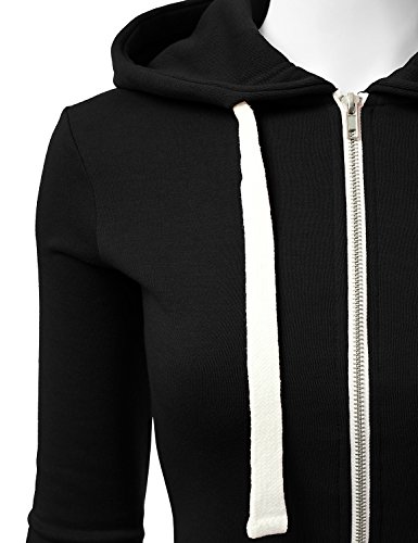 Doublju Lightweight Thin Zip-Up Hoodie Jacket for Women with Plus Size - Image 5